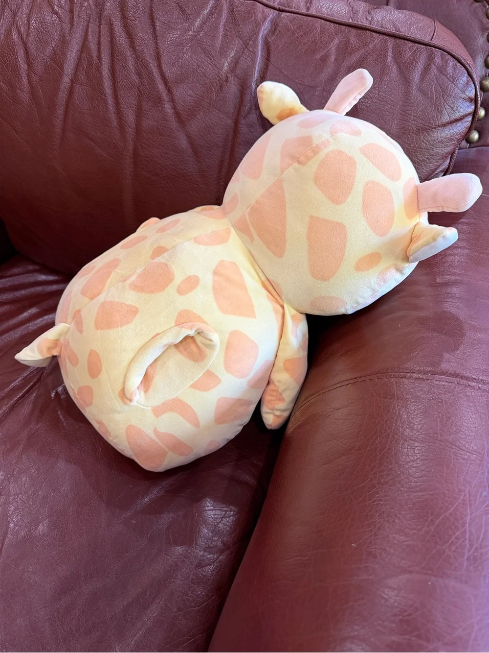 Plush Yellow Giraffe Cuddly Stuffed Animal by Bee Happy